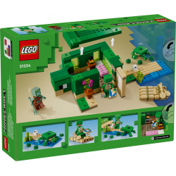 Klocki LEGO 21254 Domek na plaży żółwi MINECRAFT
